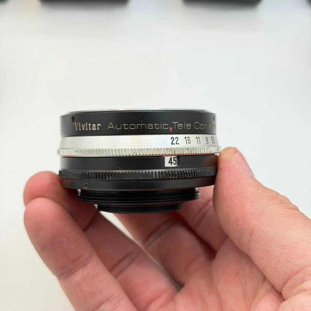 Vintage M42 Teleconverter Lot Vivitar Soligor Hanimex Saitex Vemar Pentax 6pc